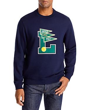 Lacoste Pennants L Badge Cotton Fleece Sweatshirt