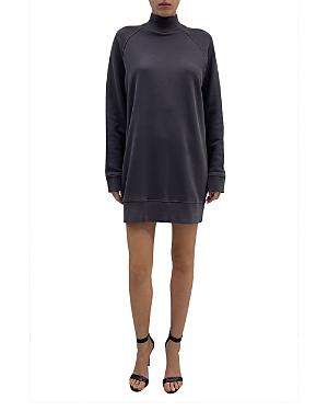 Atm Anthony Thomas Melillo French Terry Mock Neck Dress