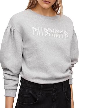 Allsaints Noctis Ona Graphic Fleece Sweatshirt