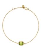 Peridot Oval Bracelet In 14k Yellow Gold - 100% Exclusive