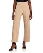Eileen Fisher Plus Straight Knit Ankle Pants