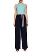 Ted Baker Colour By Numbers Afu Color-block Jumpsuit