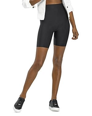 Hue Faux Leather High Rise Bike Shorts
