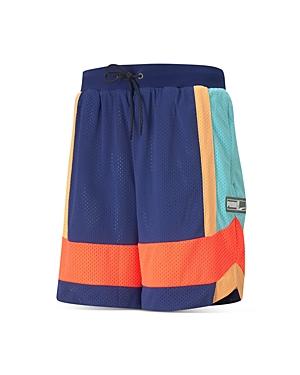 Puma Court Side Color Blocked Mesh Shorts