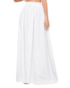 S/w/f Drawstring Maxi Skirt