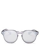 Illesteva Women's Two Point One Mirrored Round Sunglasses, 64mm