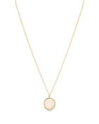 Argento Vivo Pave & Mother-of-pearl Circle Pendant Necklace, 16-18