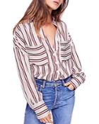 Free People Mad About Your Striped Shirt