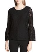 Calvin Klein Bell-sleeve Lace Top