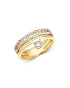 Bloomingdale's Diamond Solitaire Multi-row Ring In 14k Yellow Gold, 0.7 Ct. T.w. - 100% Exclusive