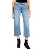 Jen7 By 7 For All Mankind Cropped Frayed Jeans In Harlow Vintage