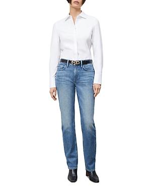 Lafayette 148 New York Watts High Rise Jeans In Faded Skyline