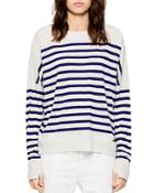 Zadig & Voltaire Rony Striped Cashmere Sweater