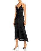Significant Other Giselle Ruched Halter Dress