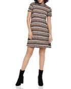Bcbgeneration Striped Rib-knit Dress