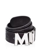 Mcm Men's Visetos Round Reversible Belt