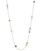 Marco Bicego 18k Yellow Gold Jaipur Mixed Blue Topaz Long Necklace, 34 - 100% Exclusive