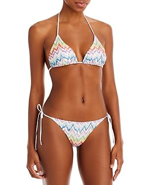 Missoni Mare Bright Multicolor Chevron Bikini Set