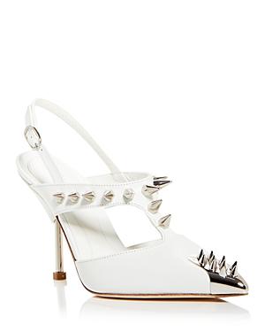 Alexander Mcqueen Women's Punk Stud Slingback Pumps