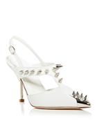 Alexander Mcqueen Women's Punk Stud Slingback Pumps