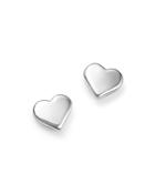 Bloomingdale's Sterling Silver Flat Heart Stud Earrings - 100% Exclusive