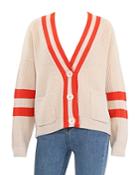 525 Varsity Cropped Cardigan Sweater