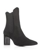 Dorateymur Women's Square-toe High Block-heel Chelsea Boots