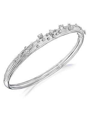 Hueb 18k White Gold Bahia Diamond Bangle Bracelet