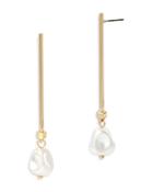 Allsaints Pearl Linear Earrings