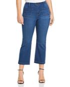 Seven7 Jeans Plus Cropped Straight-leg Jeans In Harbor Wash