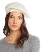 C By Bloomingdale's Rib-knit Cashmere Beret - 100% Exclusive