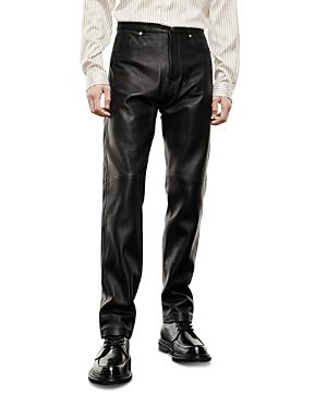 The Kooples Straight Leather Pants