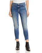 Mother Stunner Side Skinny Ankle Jeans In Walking On Coals