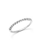 Diamond 11 Stone Stackable Band In 14k White Gold, .10 Ct. T.w.