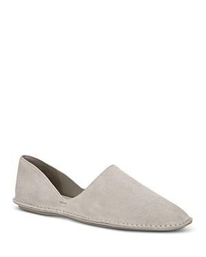 Vince Women's Finola Almond Toe D'orsay Suede Flats