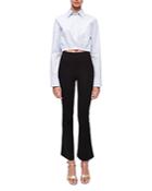 Maje Cirisa Cropped Dress Shirt