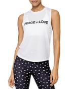 Spiritual Gangster Peace Graphic Active Tank