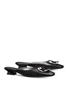 Tory Burch Women's Patos Logo Kitten Heel Mules