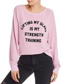 Wildfox Strength Training Sweatshirt - 100% Exclusive