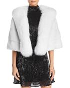 Maximilian Furs Fox Fur Tuxedo & Mink Fur Cape - 100% Exclusive