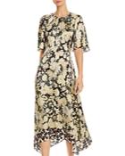 Rebecca Taylor Floral-print Silk Dress