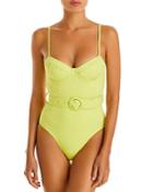 Jonathan Simkhai Noa Underwire Belted One Piece Swimsuit