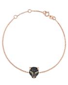 Bloomingdale's Black Diamond & Emerald Panther Bracelet In 14k Rose Gold - 100% Exclusive