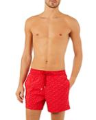 Vilebrequin Micro Rondes Du Tortes Stretch Printed Classic Fit Swim Trunks