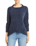 Aqua Chenille Long Sleeve Sweater - 100% Exclusive