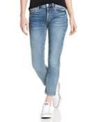 7 For All Mankind Kimmie Cropped Jeans In Medium Blue