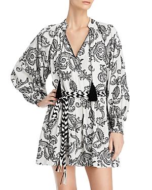 Alice And Olivia Lilian Embroidered Mini Dress