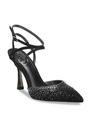 Sam Edelman Women's Hardy Embellished Ankle Strap Pumps