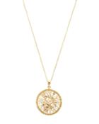 Bloomingdale's Beaded Circled Pendant Necklace In 14k White & Yellow Gold, 18 - 100% Exclusive