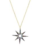 Aqua Multicolor Star Pendant Necklace In Sterling Silver, 16 - 100% Exclusive